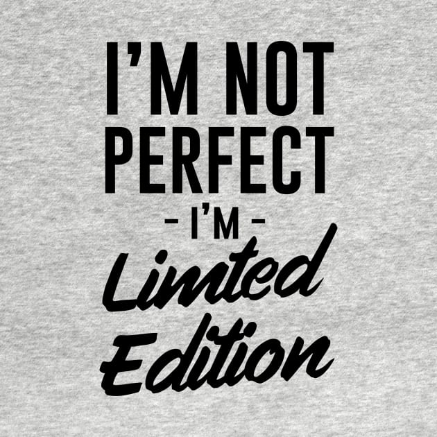 Not perfect limited edition by Blister